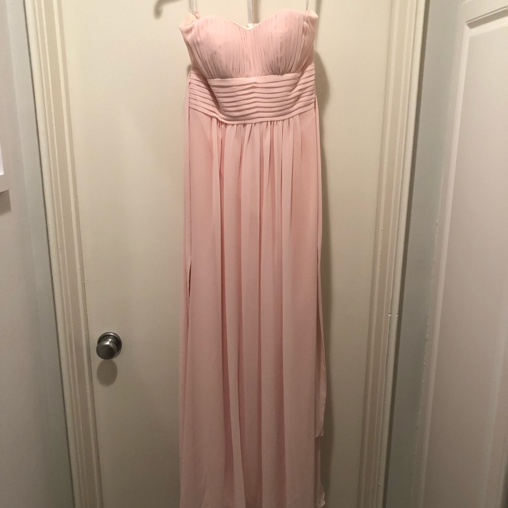 Blush pink formal gown